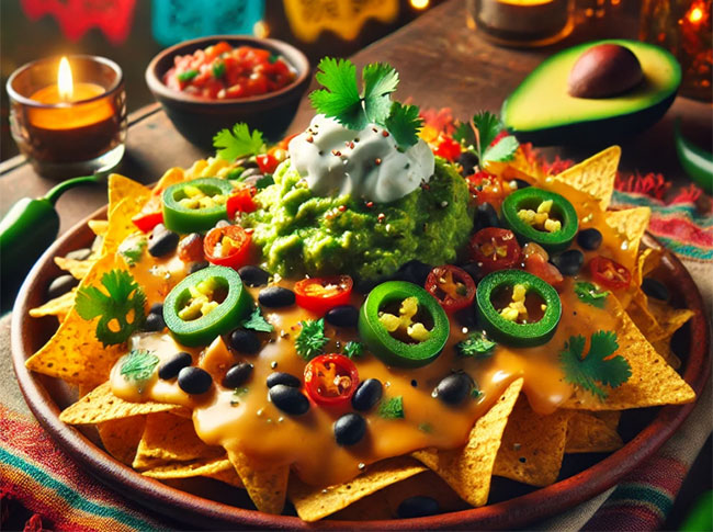 nachos à la mexicaine